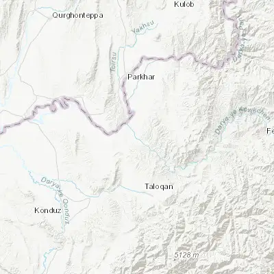 Map showing location of Ārt Khwājah (37.085710, 69.479580)