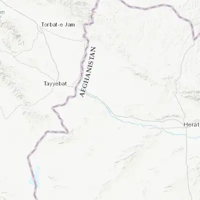 Map showing location of Tīr Pul (34.594310, 61.268950)