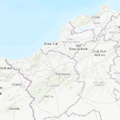 Map showing location of Bensekrane (35.074650, -1.224310)