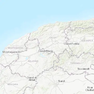 Map showing location of Boukadir (36.066290, 1.126020)
