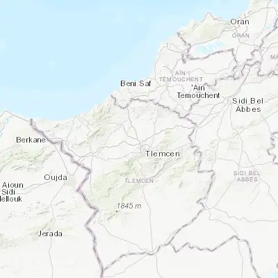 Map showing location of Hennaya (34.951390, -1.368060)
