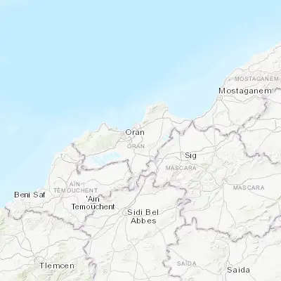 Map showing location of Sidi ech Chahmi (35.659030, -0.521680)