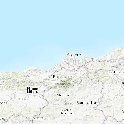 Map showing location of Zeralda (36.711690, 2.842440)