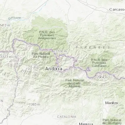 Map showing location of Ordino (42.556230, 1.533190)