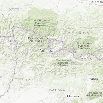 Map showing location of Sant Julià de Lòria (42.463720, 1.491290)