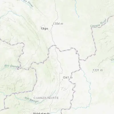 Map showing location of Camabatela (-8.188120, 15.374950)