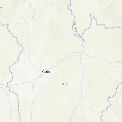 Map showing location of Catabola (-12.150000, 17.283330)