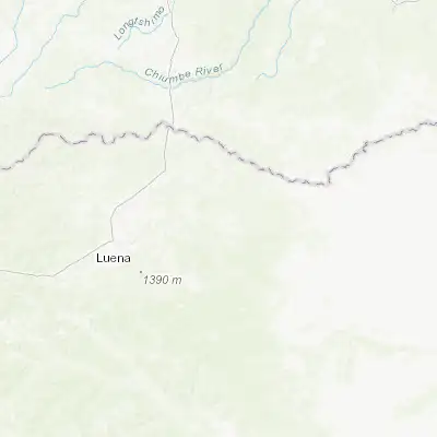 Map showing location of Léua (-11.657530, 20.447720)
