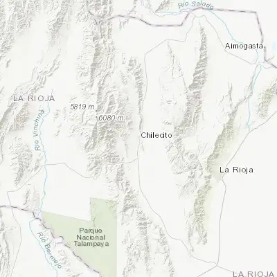 Map showing location of Chilecito (-29.161950, -67.497400)