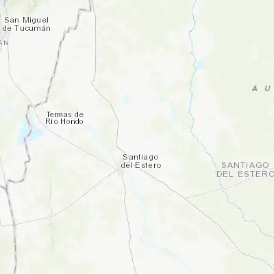 Map showing location of Clodomira (-27.574400, -64.131080)
