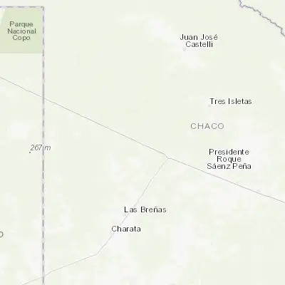Map showing location of Concepción del Bermejo (-26.599260, -60.946170)