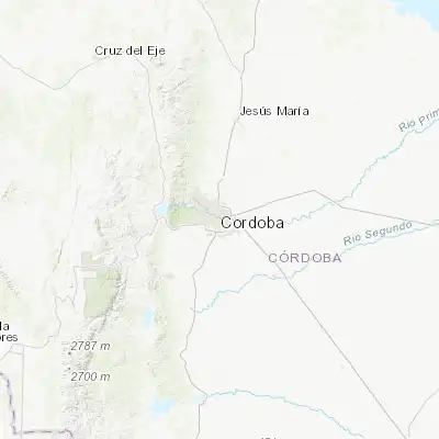 Map showing location of Córdoba (-31.413500, -64.181050)