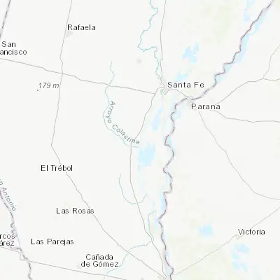 Map showing location of Coronda (-31.972630, -60.919830)