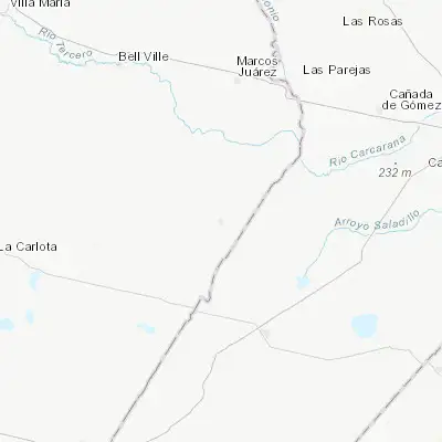 Map showing location of Corral de Bustos (-33.282050, -62.184630)