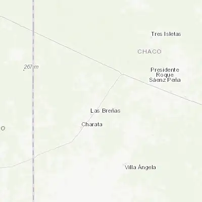 Map showing location of Corzuela (-26.953740, -60.969280)
