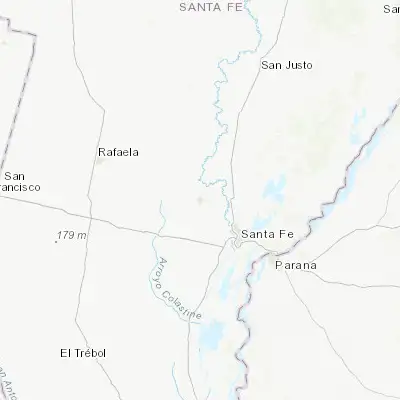 Map showing location of Esperanza (-31.448800, -60.931730)