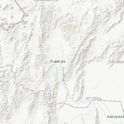 Map showing location of Fiambalá (-27.672250, -67.618700)