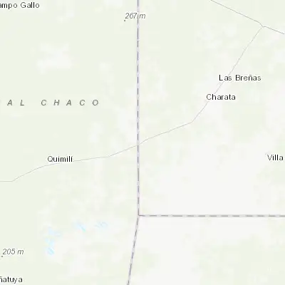 Map showing location of Gancedo (-27.490380, -61.675710)