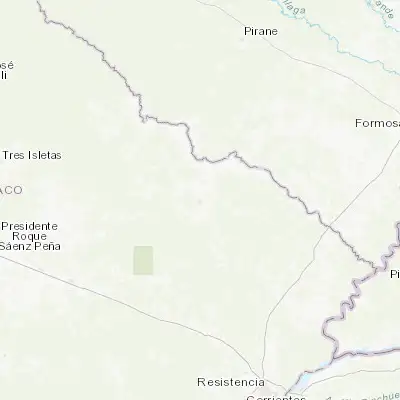 Map showing location of General José de San Martín (-26.537430, -59.341580)