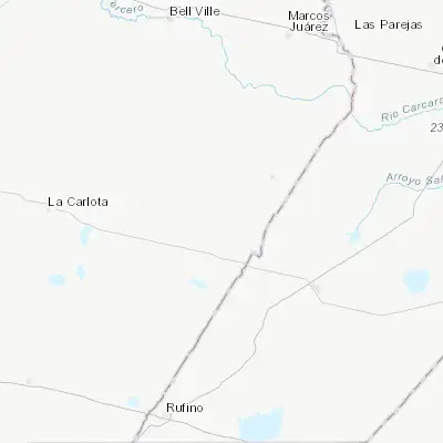 Map showing location of Guatimozín (-33.461490, -62.438440)