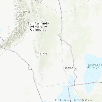 Map showing location of Icaño (-28.919340, -65.328170)