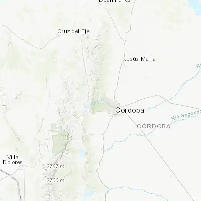Map showing location of La Calera (-31.343770, -64.335290)