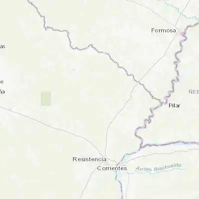 Map showing location of La Eduvigis (-26.836070, -59.062110)