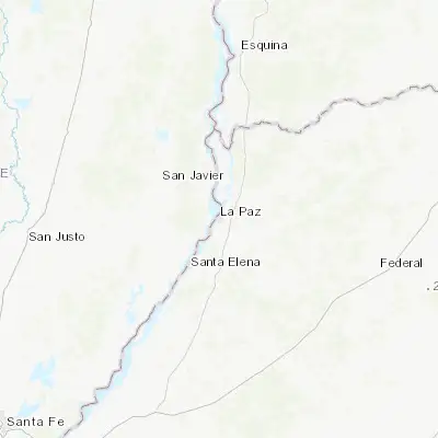 Map showing location of La Paz (-30.741790, -59.645170)
