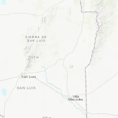 Map showing location of La Toma (-33.052580, -65.623850)
