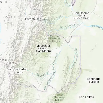 Map showing location of Libertador General San Martín (-23.806440, -64.787570)
