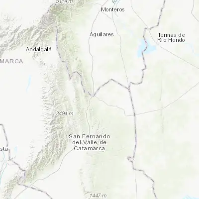 Map showing location of Los Altos (-28.048450, -65.499450)
