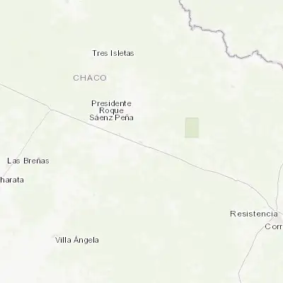 Map showing location of Machagai (-26.926140, -60.049550)