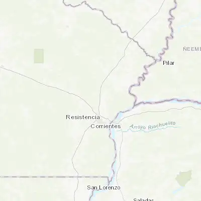 Map showing location of Margarita Belén (-27.261600, -58.972190)