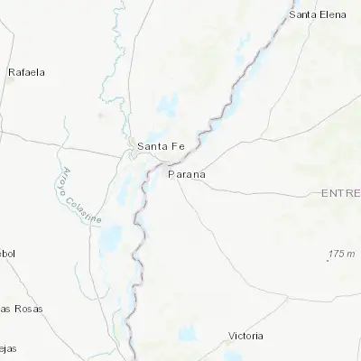 Map showing location of San Benito (-31.783710, -60.441560)