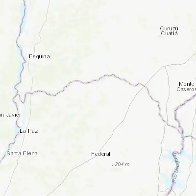 Map showing location of San José de Feliciano (-30.384520, -58.751670)