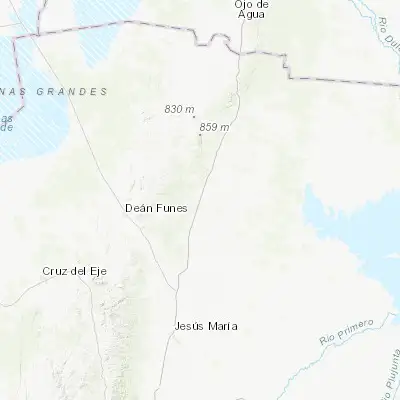 Map showing location of San José de la Dormida (-30.354400, -63.948710)