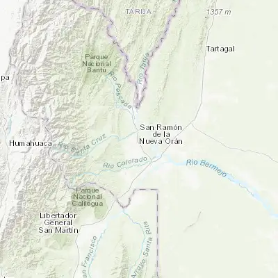 Map showing location of San Ramón de la Nueva Orán (-23.137050, -64.324260)