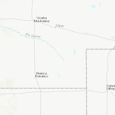 Map showing location of Santa Magdalena (-34.517760, -63.944090)