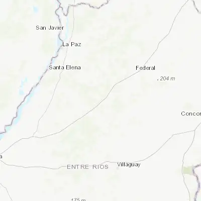 Map showing location of Sauce de Luna (-31.237940, -59.218720)