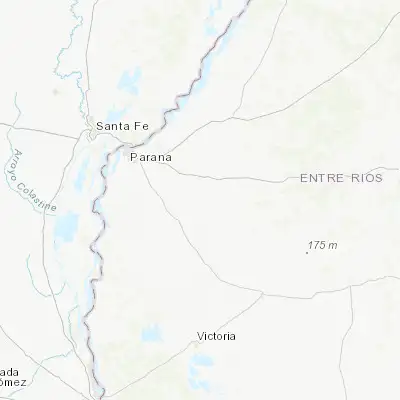 Map showing location of Seguí (-31.956420, -60.124880)
