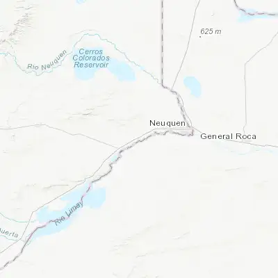 Map showing location of Senillosa (-39.014120, -68.432810)