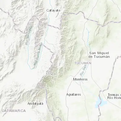Map showing location of Tafí del Valle (-26.852750, -65.709830)