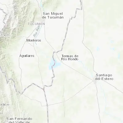 Map showing location of Termas de Río Hondo (-27.493620, -64.859720)