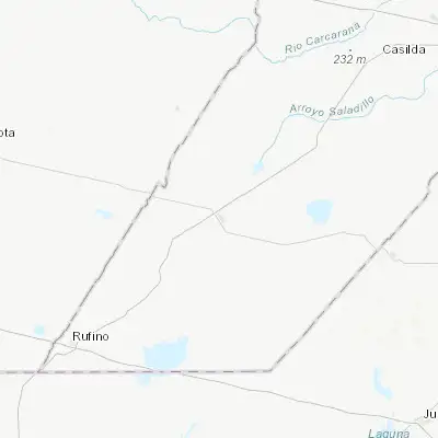 Map showing location of Venado Tuerto (-33.745560, -61.968850)