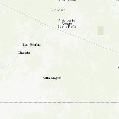 Map showing location of Villa Berthet (-27.291740, -60.412630)