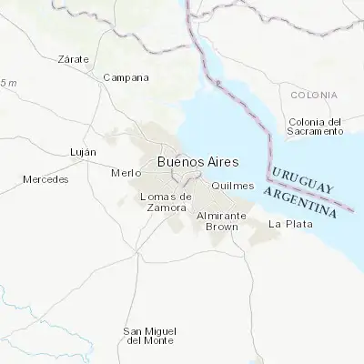 Map showing location of Villa Lugano (-34.679070, -58.472630)
