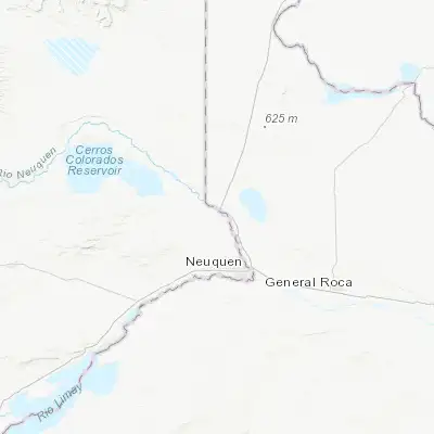 Map showing location of Vista Alegre (-38.750000, -68.183330)