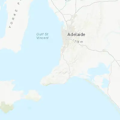 Map showing location of Aldinga Beach (-35.278260, 138.458020)