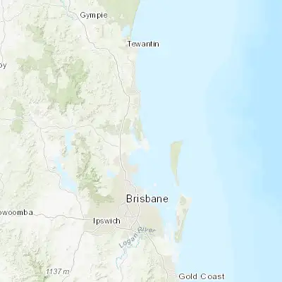 Map showing location of Banksia Beach (-27.040270, 153.143900)
