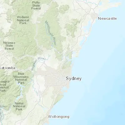 Map showing location of Berowra Heights (-33.612110, 151.137540)
